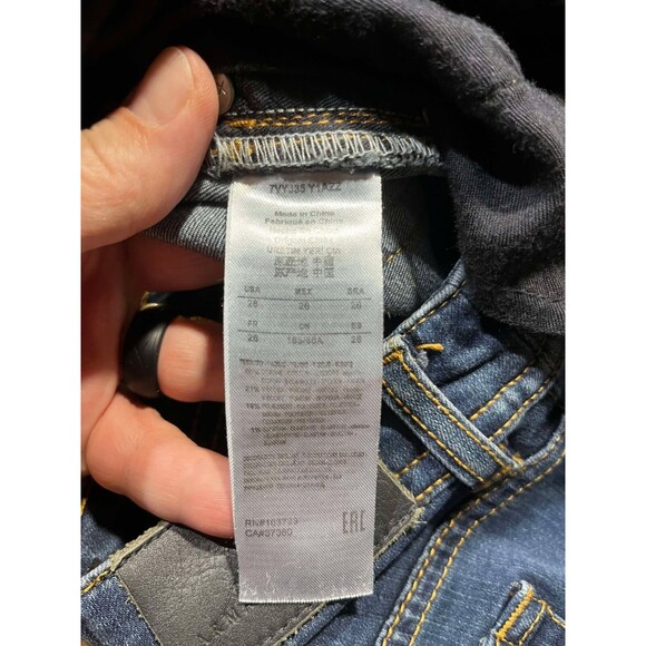 Armani Exchange Jeans Womens 26 Blue Skinny Jambe Etroite Mid Rise Stretch - Picture 4 of 9